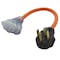 Ac Works Power Strip Cord, STW, 6-15/20R, 14-50P, 1.5 ft., Orange S1450W620-018 - alternate 1